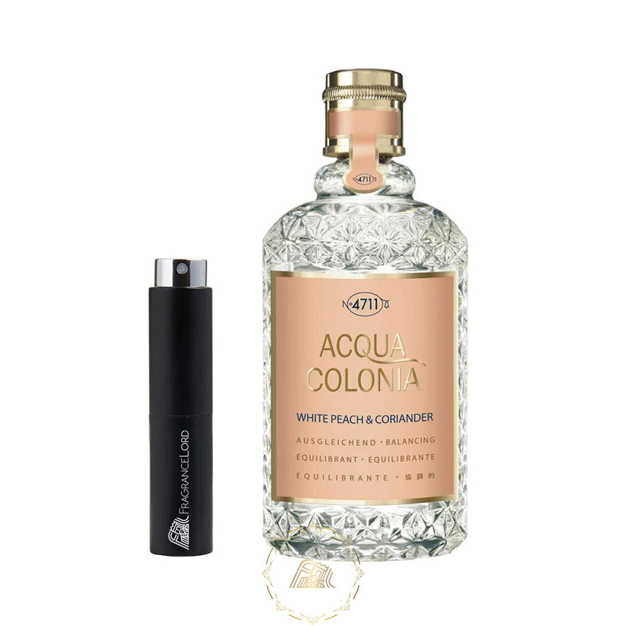 4711 Acqua Colonia White Peach & Coriander Eau De Cologne Travel Spray Parfum