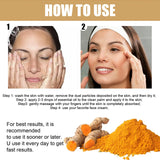 30ml Turmeric Oil Skin To Lightening Acne Dark Patches Acne Bright Skin Dark Spot Corrector Anti Aging Face Whitening Serum Care