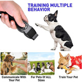 2 In 1 Dog Training Clickers & Whistle Pet Trainer Aid Tools Adjustable WristStrap Sound Key Pet Repeller for Dog Cat Puppy Bird