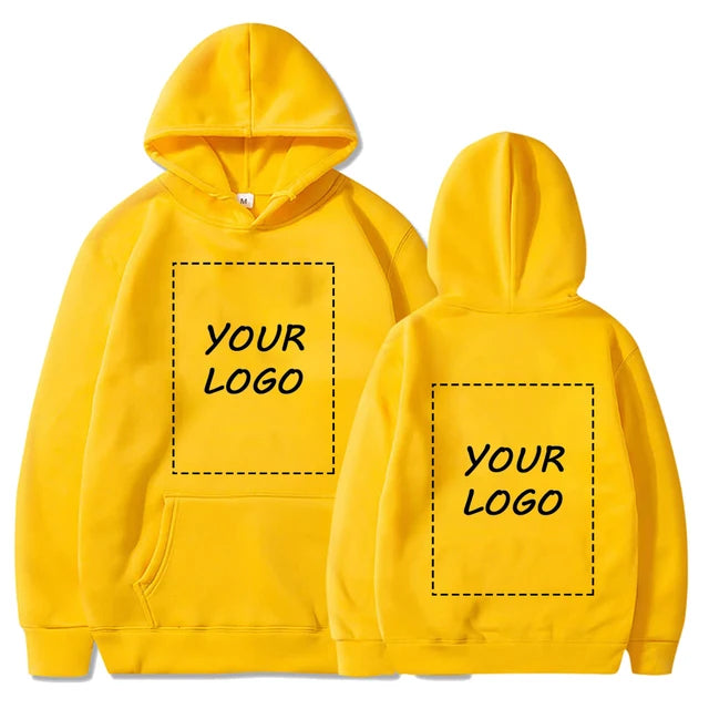 Custom Hoodie Sweatshirts Men Design Your Logo Fleece Hooded Clothes Women Harajuku Outerwear Y2k Plus Size Hoody 4XL