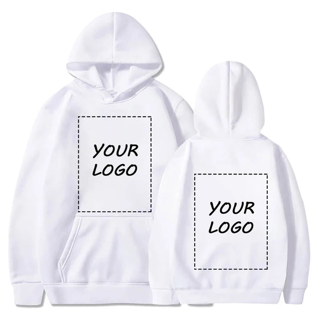 Custom Hoodie Sweatshirts Men Design Your Logo Fleece Hooded Clothes Women Harajuku Outerwear Y2k Plus Size Hoody 4XL