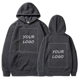 Custom Hoodie Sweatshirts Men Design Your Logo Fleece Hooded Clothes Women Harajuku Outerwear Y2k Plus Size Hoody 4XL