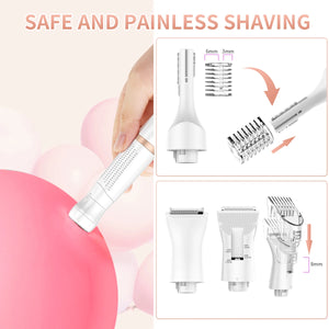 1228 women body trimmer for nose painless hair removal shaving eyebrow nose ear bikini trimmer for intimate areas female shaver