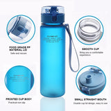 560ml High Quality Water Bottle Outdoor Sport Leak Proof Seal  School Water Bottles For Kids Drinkware BPA Free