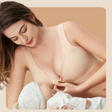 2pcs/lot Plus Size Breastfeeding Maternity Nursing Bra Feeding Underwear For Pregnant Women Silk Women Bra