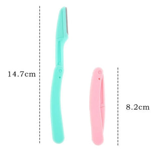 3PCS/Set Eyebrow Razor Trimmer Shaver Hair Remover Makeup Tools Facial Razor Face Bikini Hair Removers Women Beauty Makeup Tools