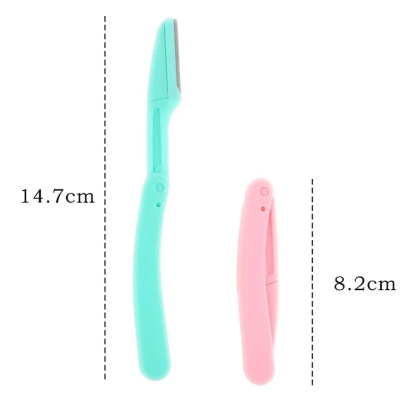 3PCS/Set Eyebrow Razor Trimmer Shaver Hair Remover Makeup Tools Facial Razor Face Bikini Hair Removers Women Beauty Makeup Tools