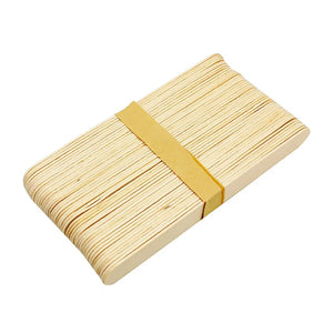 50x Disposable Waxing Wooden Tongue Depressor Body Hair Removal Stick Tongue Depressor