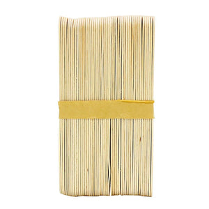 50x Disposable Waxing Wooden Tongue Depressor Body Hair Removal Stick Tongue Depressor