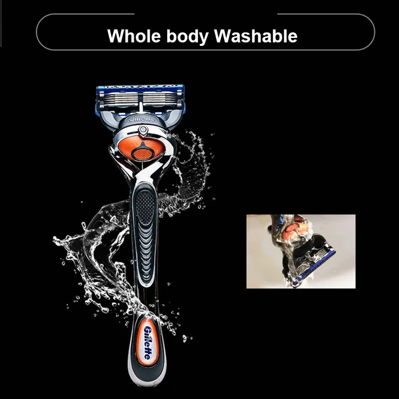 Gillette Fusion 5 Proglide Razor FlexBall Handle Technology Manual Shaving Shaver Men's Face Hair Removal Razor Blade Refills