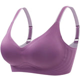 plus size Women Bra underwear seamless sexy no steel ring  bra push-ups comfortable close-fitting shockproof