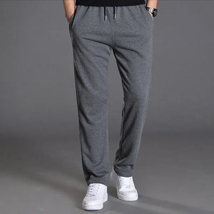 2021 Spring Autumn Joggers Men Jogging Sweatpants Sportswear Knit Tracksuit Sports Pants Trousers Oversize Wide Leg Clothing