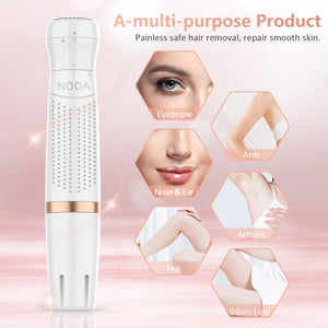 1228 women body trimmer for nose painless hair removal shaving eyebrow nose ear bikini trimmer for intimate areas female shaver