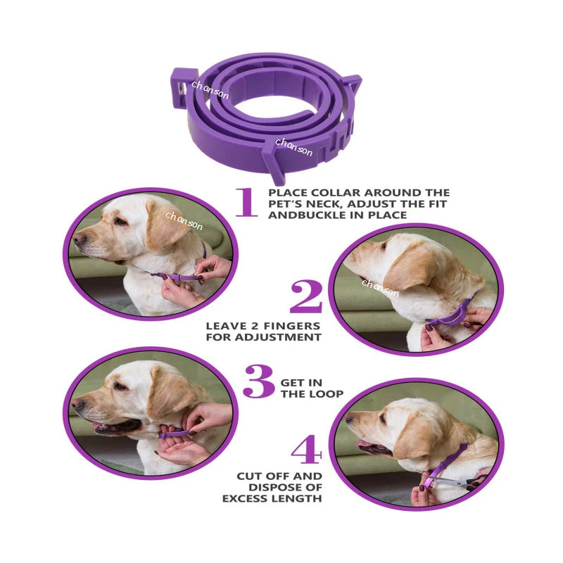 38/62cm Pet Calm Collar Relieve Anxiety Cat And Dog Pacify Adjustable TPR Neck Strap Remove Restlessness Protection Pet Supplies