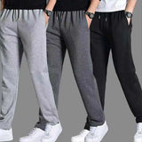 2021 Spring Autumn Joggers Men Jogging Sweatpants Sportswear Knit Tracksuit Sports Pants Trousers Oversize Wide Leg Clothing