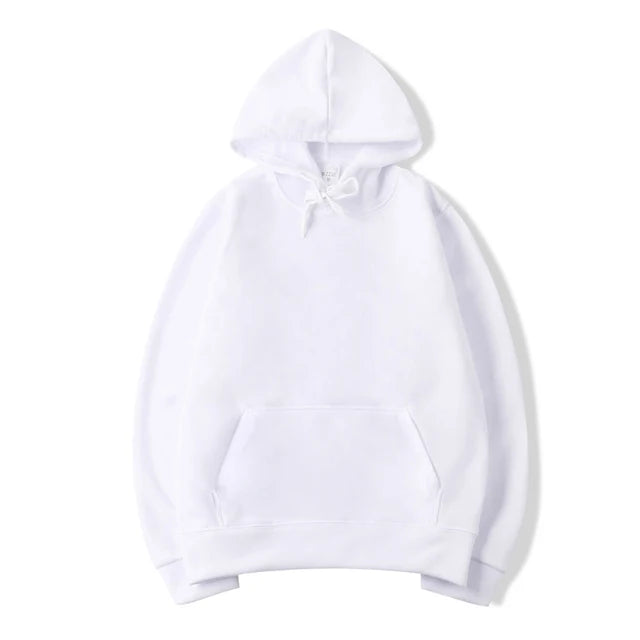 Men's Hoodies Women Pullover Spring Autumn Casual Hoodie Sweatshirts Solid Color Hoodies Oversize Black Sweatshirt For Male