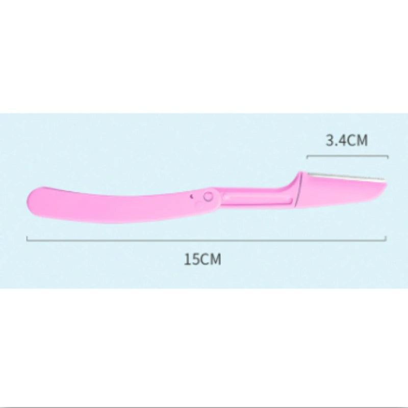 1/3pc Safe Folding Ladies Face Shaver Eyebrow Trimmer Blade Anti-Scratch Razor Makeup Tools Eyebrow Trimmer Face Razor for Women