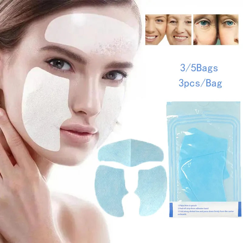 3/5 Sets Soluble Collagen Face Serum Mask Anti Aging Moisturizing  Hydrolyzed Film Fade Fine Lines Firming Lifting Gel Skin Care