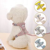 1pc Adjustable Puppy Kitten Harness Lovely Small Gods Cats Leash Pet Collar Pet Supplies