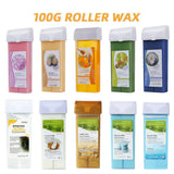 100g Hair Removal Wax Cartridge Honey Hot Depilatory Transparent Wax Cream Natural Body Hair Remover Heating Roller Wax