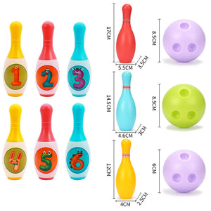 2023 Bowling Set Education Toys For Kids Toddlers Animal Number Learning  Indoor Outdoor Sports Games Toys for Kids Baby Gift