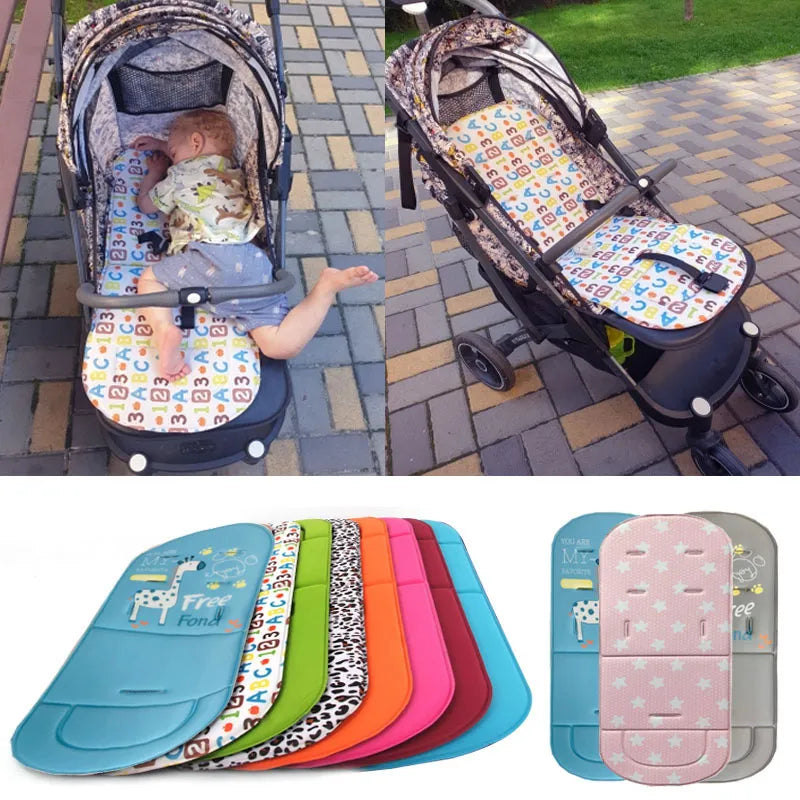 New Baby Stroller Baby Car Seat Cushion Kids Pushchair Car Cart High Chair Trolley Soft Mattress Baby Stroller Cushion Pad Accessories