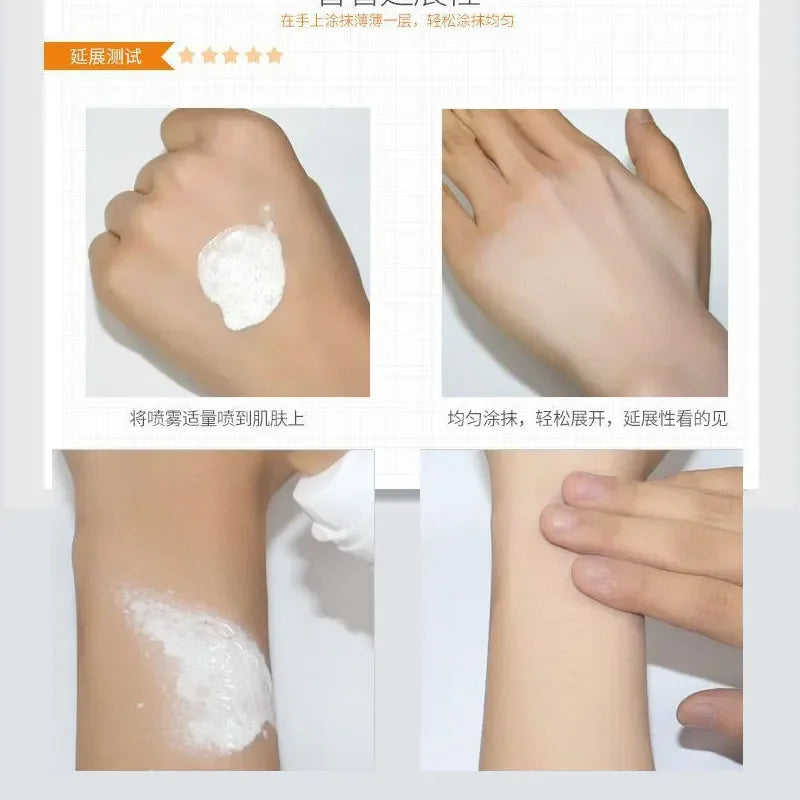 200ML Whitening Concealer Sunscreen Isolation Spray Waterproof V7 Hydration Moisturizing Contains 7 Skin Care Vitamins Complex