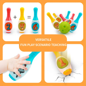 2023 Bowling Set Education Toys For Kids Toddlers Animal Number Learning  Indoor Outdoor Sports Games Toys for Kids Baby Gift