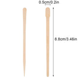 100PCS Woman Wooden Hair Removal Stick Disposable Depilation Spatula Wax Sticks Wood Face Eyebrows Waxing Spatula Beauty Tool