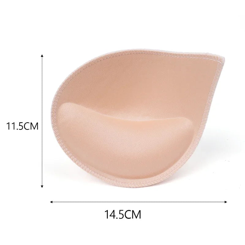 3D Push Up Women Bra Pads Inserts Women Underwear Small Breast Lift Breathable Sponge Padded Bra Pad Lining Swimsuit Bra Insert