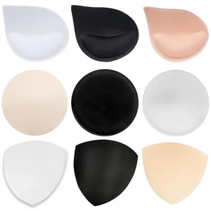 3D Push Up Women Bra Pads Inserts Women Underwear Small Breast Lift Breathable Sponge Padded Bra Pad Lining Swimsuit Bra Insert