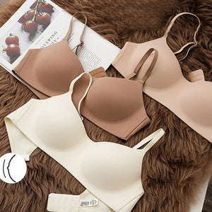 Thin Seamless Women Bra Push up Underwear Tube Top Bras Lingerie Beauty Back Support Non-Wire Solid Comfort Bra Elastic Female