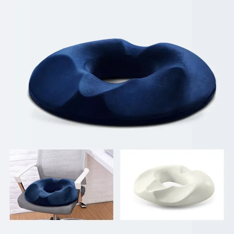 1PCS Donut Pillow Hemorrhoid Seat Cushion Tailbone Coccyx Orthopedic Medical Seat Prostate Chair for Memory Foam Chair Cushion