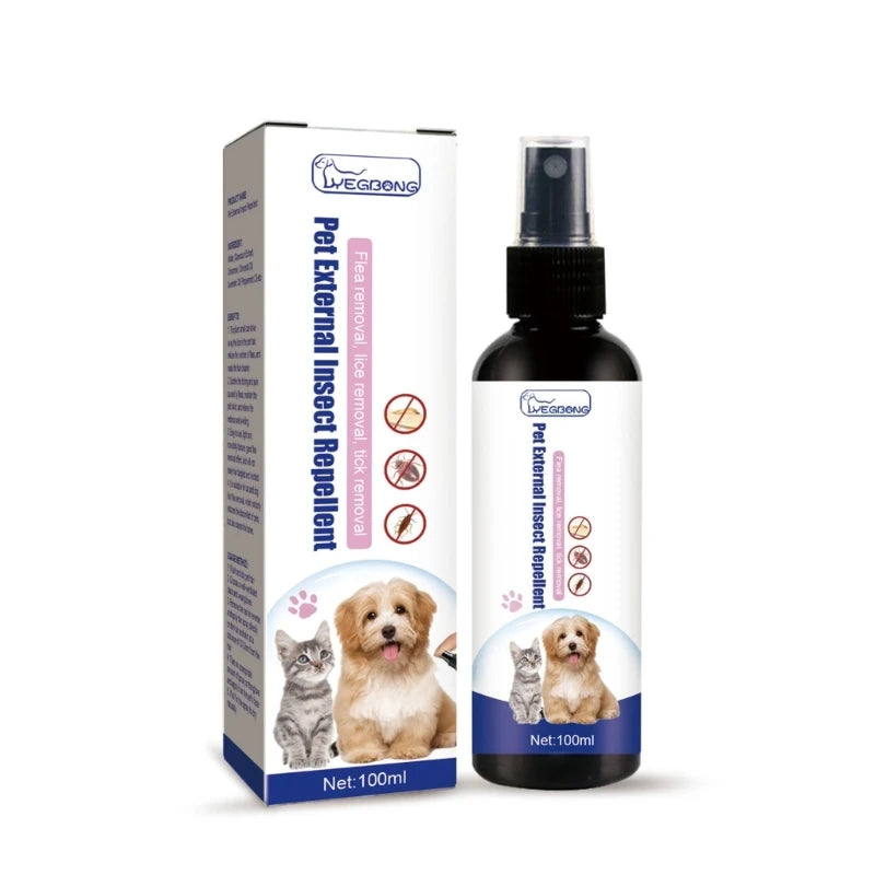 100ml Fleas for Cats Powerful Prevention and Control for Ticks Fleas Eggs Fleas and Ticks Prevention for Dogs