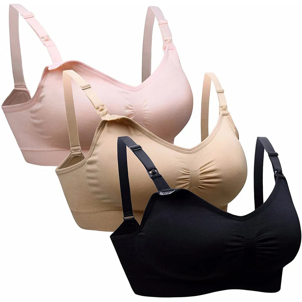 Breastfeeding Women Bra Maternity Nursing Bra for Feeding Nursing Underwear Clothes for Pregnant Women Wirefree Breathable Bra