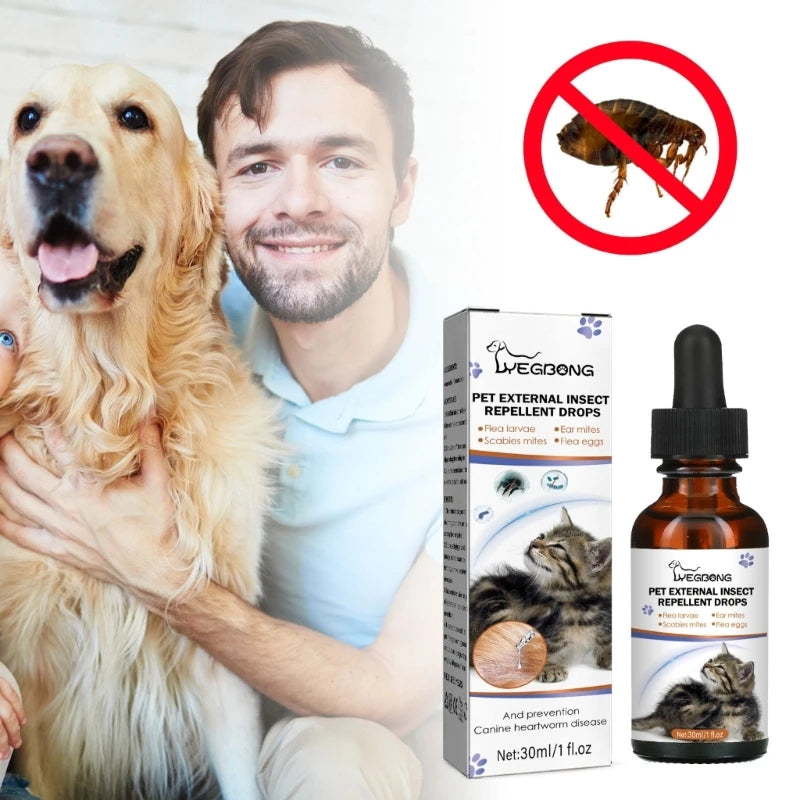 30ml Flea for Cats Powerful Prevention and Control for Tick Flea Eggs Flea and Prevention for Dogs