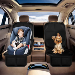 Baby Car Seat Cover Protector for Tesla Model 3 Y for Kids Baby Girls Back Seat Cushion Oxford PU Leather Protective Mat Accessories