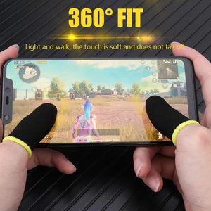 40pcs Mobile Game Fingertip Gloves Sweatproof Anti-slip Touch Screen Finger Sleeve Breathable Gaming Fingertip Cover For Gamer