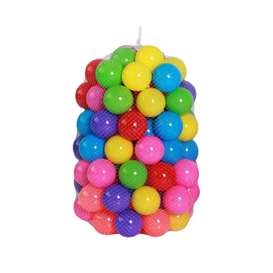 50/100Pcs Eco-Friendly Colorful Ball Pit Soft Plastic Ocean Balls Water Pool Ocean Wave Ball Outdoor Toys For Children Kids Baby