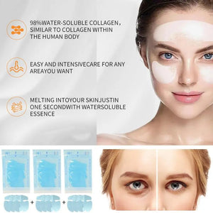 3/5 Sets Soluble Collagen Face Serum Mask Anti Aging Moisturizing  Hydrolyzed Film Fade Fine Lines Firming Lifting Gel Skin Care