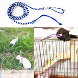 Adjustable Pet Hamster Harness Rope Gerbil Cotton Rope Harness Lead Collar for Rat Mouse Hamster Pet Cage Leash 1.4m