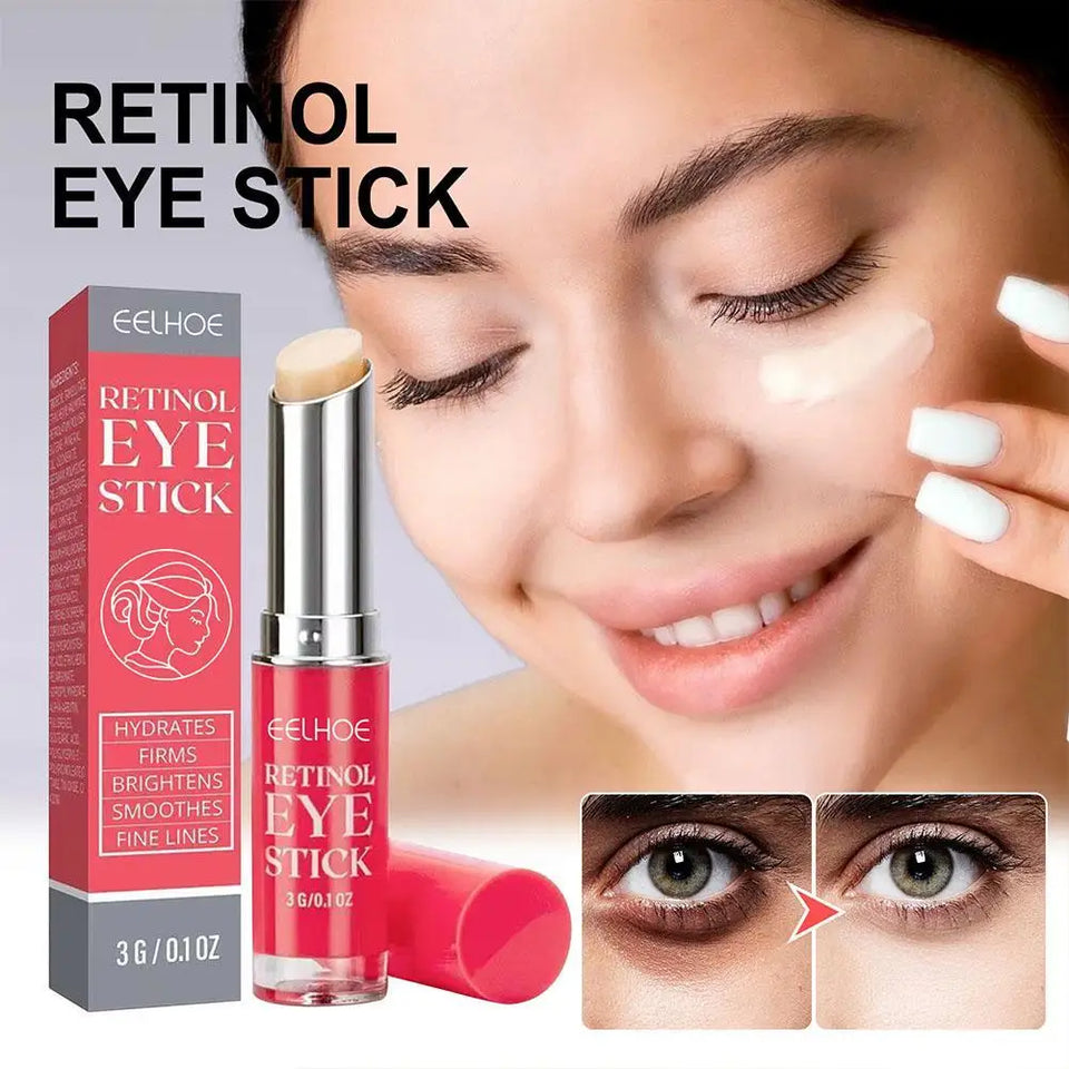 3g Retinol Eye Cream Lighten Dark Circles Puffiness Firm Skin Instant Eye Repair Serum Stick For Female Women Skin Care Q1L1