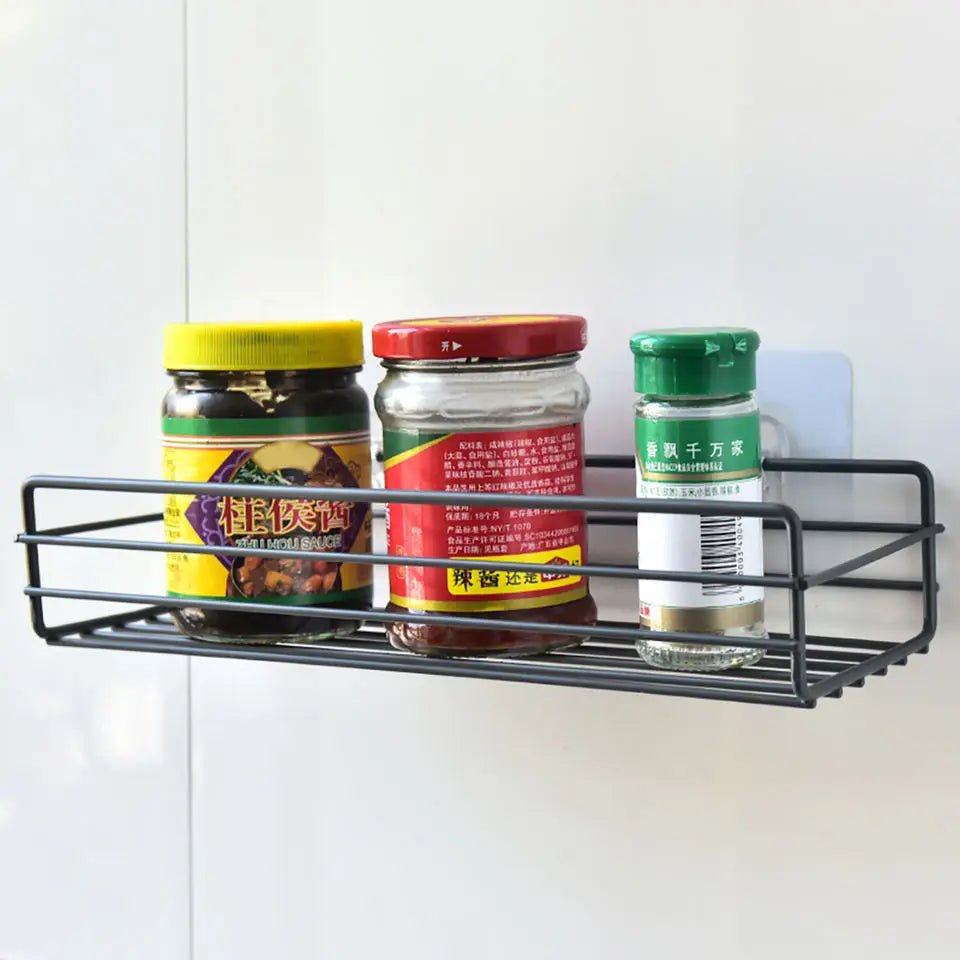 Bathroom Metal Shelves No-Drill Bathroom Organizer Cleaning Supplies Organizer Kitchen Supplies Storage Bathroom Accessories