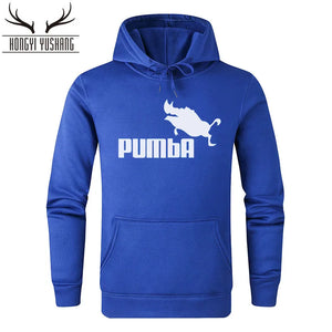 2023 Autumn/Winter Men's New Pumba Sports Print Hoodie Set Men's Fleece Sweater Casual Designer Sportswear Casual Pullover w13