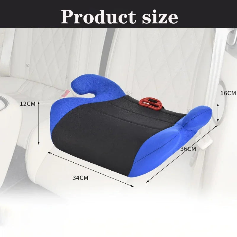 Baby Car Seat Booster Mat Safe Seat Sturdy Children Baby Increased Seat Pad Non-slip Booster Seat Fit 6-12 Year Auto Accessory