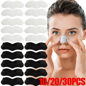 10/20/30PCS Nose Blackhead Remover Strip Deep Cleansing Shrink Pore Acne Treatment Mask Black Dots Pore Strips Face Skin Care