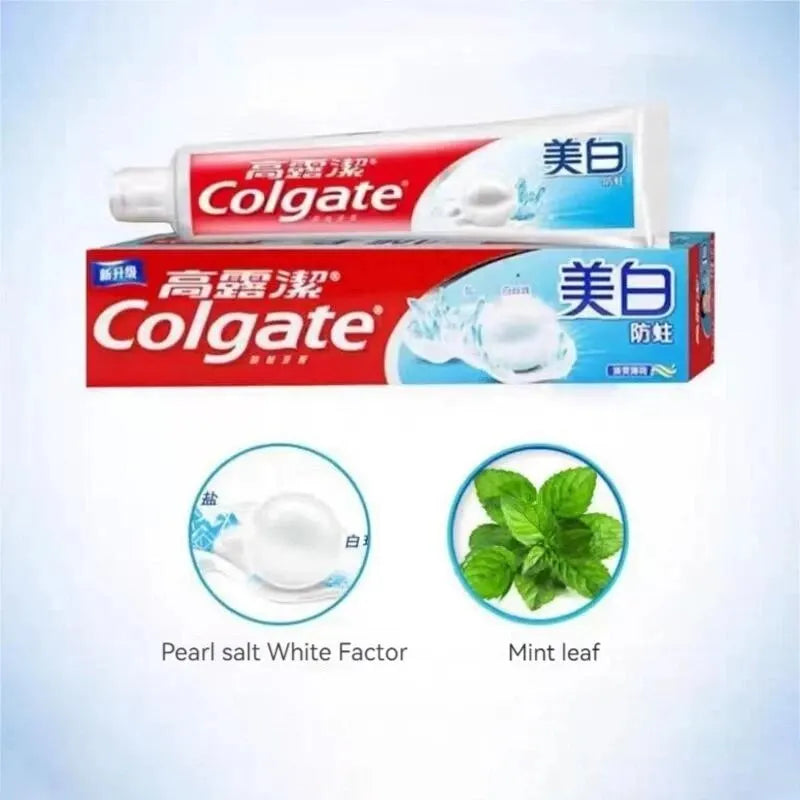 2 PCS Colgate Toothpaste Whitening Teeth Cleaning The Mouth Fresh Breath Prevent Moths Toothpaste Set 140g*2