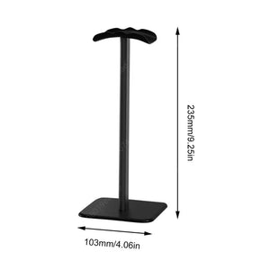 Aluminium Alloy Headphone Stand Rack Non-Slip Stand Holder Desk Gaming Headset Bracket Hanger Earphone Display Rack Space Saving