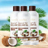 250ml Coconut Oil Sooth Dry Skin Lighten Fine Lines Face Massage Oil Nourishes Hair Removes Frizz Hair Care Oil Firming Body Oil