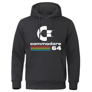 Comfortable Men Tracksuit Autumn Winter Male Hoodie Sweatshirts Commodore 64 Cool Clothing Long sleeve Hoodies Street Hooded